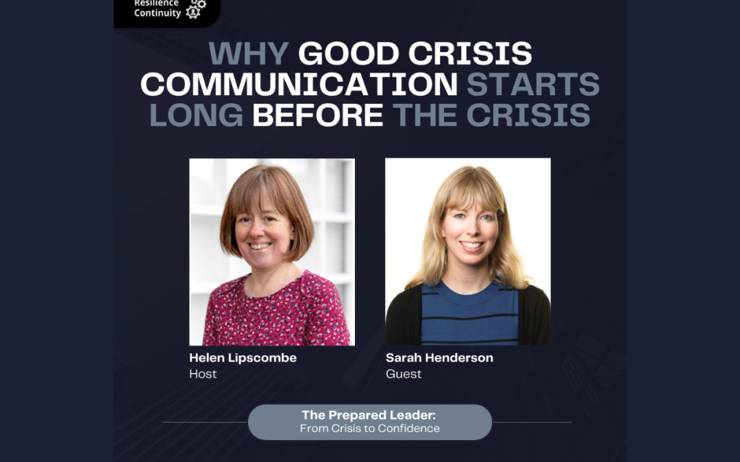 Listen to our crisis comms podcast interview